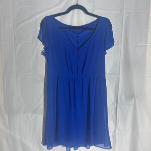 Express Royal Blue Dress Medium
